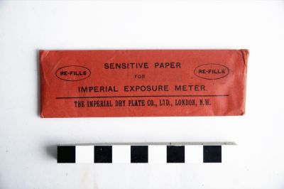 Sensitive paper for Imperial Exposure Meter